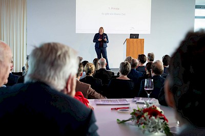 Keynote: "Level up! Wie uns Game-Prinzipien bei der Führung helfen" (Foto: Berlin Partner/photothek.de)